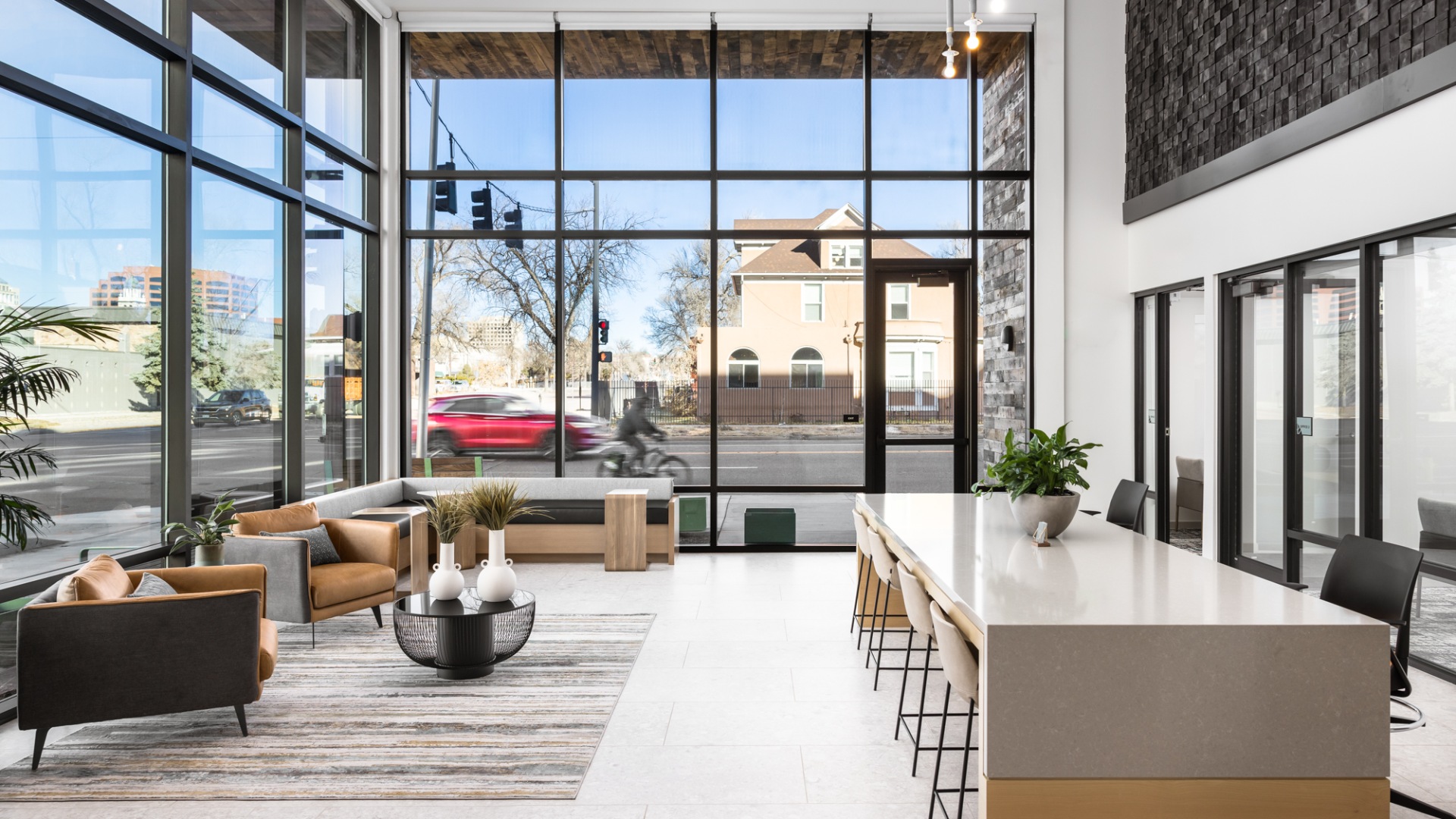 Sleek and Modern Leasing Center