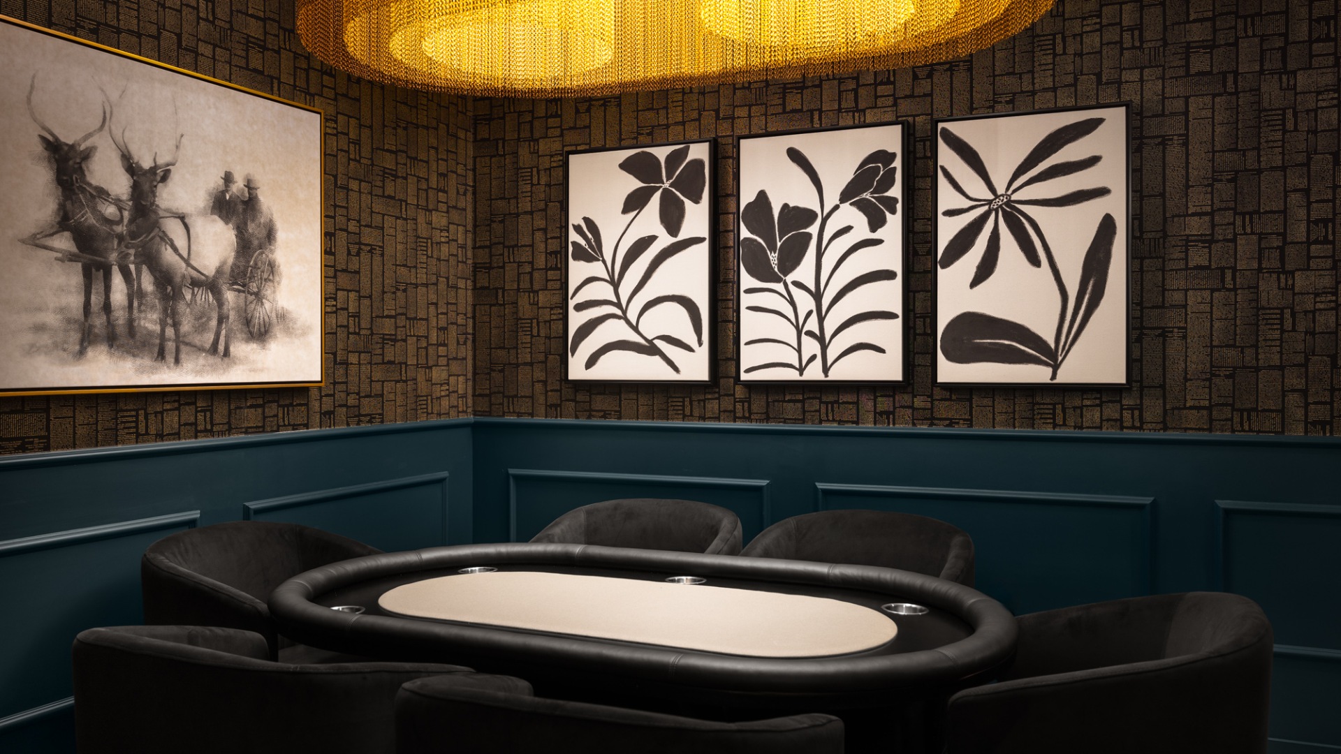 Art Deco Poker Room