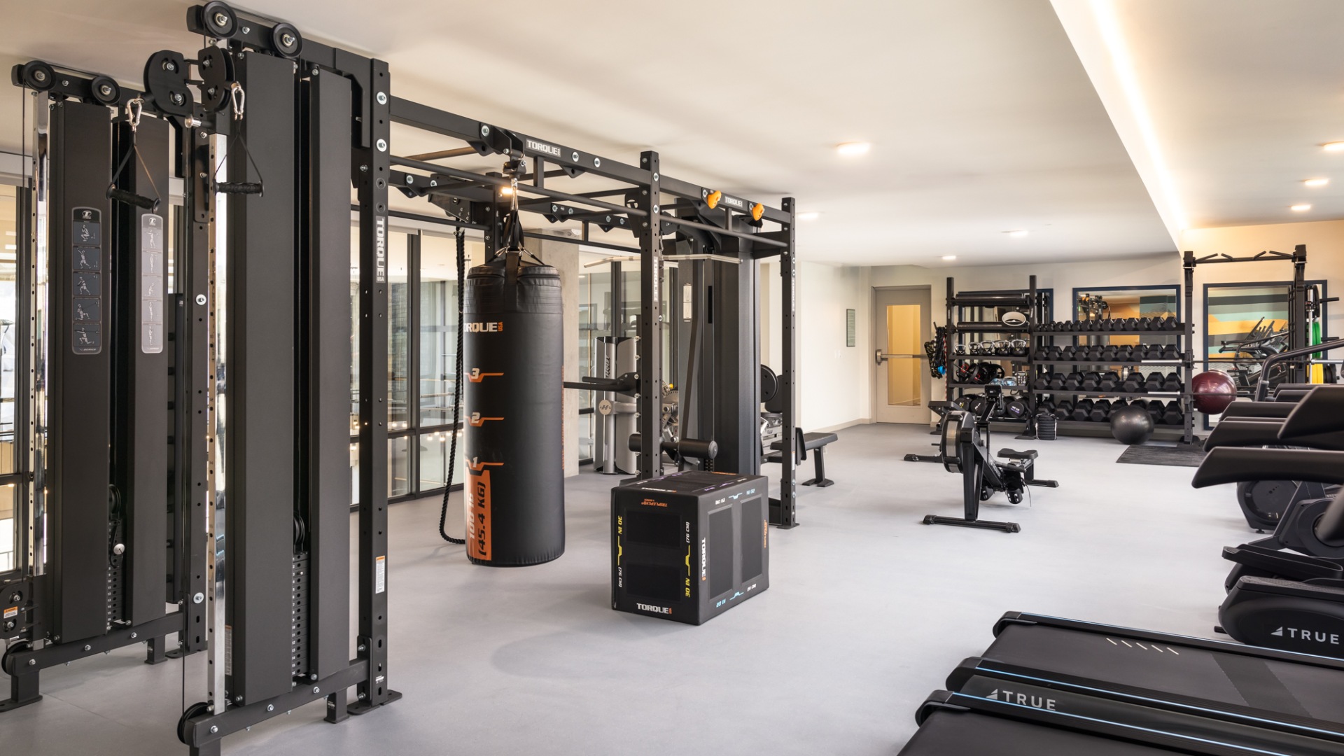 Fitness center with top of the line equipment